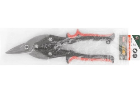 Усиленные ножницы по металлу FIT Профи CrV, прорезиненные ручки, левые, 250 мм 41571