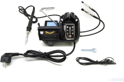Паяльник W.E.P 926 LED-IV 60W с лупой и держателем плат М7752078
