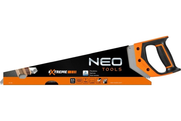 Ножовка по дереву NEO Tools 450 мм, 7TPI 41-136