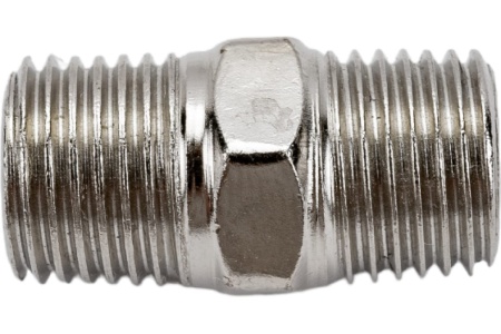 Переходник G1/4M х G1/4M, сталь ECO AS-MT14/MT14