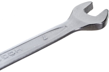 Комбинированный ключ HOEGERT TECHNIK 7 мм, сталь CrV, DIN 3113 HT1W407