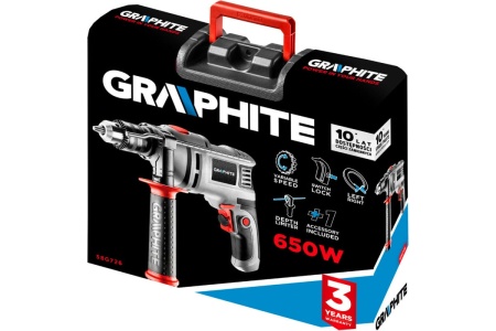 Ударная дрель GRAPHITE 58G726
