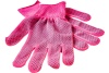 Перчатки Россия нейлон, ПВХ точка, 13 класс, цвет розовая фуксия, L 67826