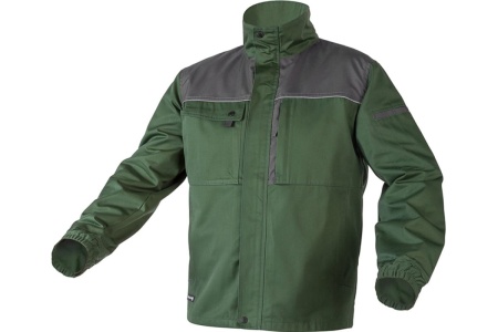 Рабочая куртка HOEGERT TECHNIK RUWER, темно-зеленая, р.XL HT5K359-XL