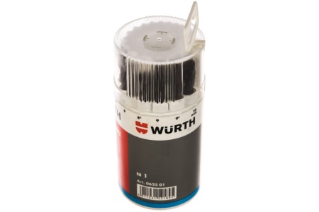 Набор сверл DIN338 HSS, 1-10 мм, 19 шт. WURTH 062501 090 1