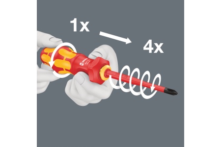 Ручка-держатель WERA 827 T i Kraftform Turbo 9 x 125 мм WE-057481