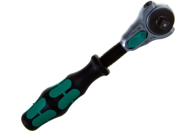 Трещоточный ключ Wera, Zyklop 1/4"х152 мм, WE-003500