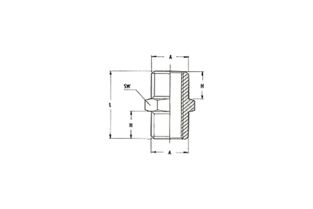Переходник конус папа 3/4" - папа 3/4" (блистер) 1219/5 290/11 M3/4*M3/4 GAV 38919