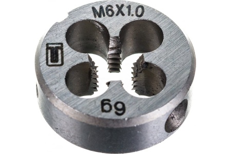 Плашка М6 х 1,0 мм СИБРТЕХ 77017