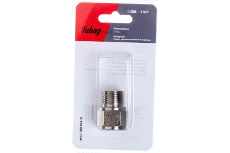 Переходник (1/2"M — 1/2"F; блистер) FUBAG 180184 B