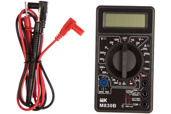 Цифровой мультиметр IEK Universal M830B 6073763 TMD-2B-830