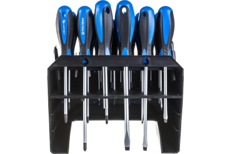 Набор отверток и бит HOEGERT TECHNIK 114 пр, сталь S2 HT1S099