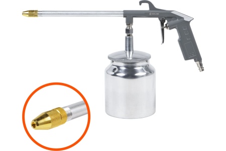 Моечный/мовильный пистолет Airline ПМ6 металл. бачок байонет 850 мл PRO ATBU062