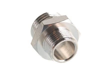 Переходник папа 3/8" - папа 1/2" 1222/6 290/9 M3/8*M1/2 GAV 12020