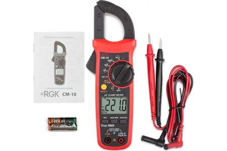 Токоизмерительные клещи c поверкой RGK CM-10 779678