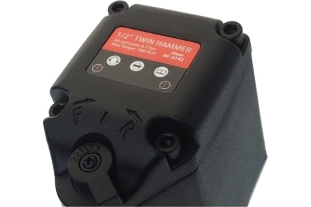 Ударный пневмогайковерт Rockforce Twin Hammer с реверсом 1/2" RF-4142