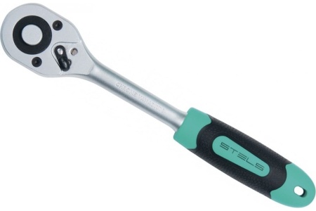 Ключ-трещотка 3/8", 72 зуба, с быстрым сбросом, CrV STELS 14026