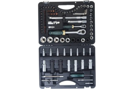 Набор торцевых головок и вставок ROCKFORCE 1/2, 1/4 DR 94пр + 6пр. RF-4941-7-PREMIUM