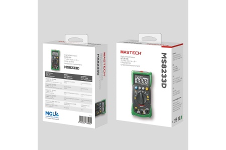 Универсальный мультиметр Mastech MS8233D , автовыбор NCV 13-2070