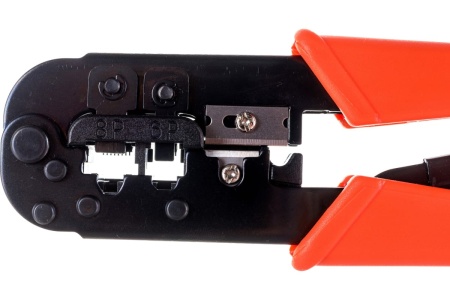 Обжимной инструмент, 2 гнезда, с храповиком NIKOMAX NMC-568R