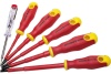 Набор диэлектрических отверток STAYER Profi-Electro SL:3.0x75 мм/4.0x100 мм/5.5x125 мм/PH:№1x80 мм/2x100 мм/100-250 В тестер 6 шт. 25145-H6_z01