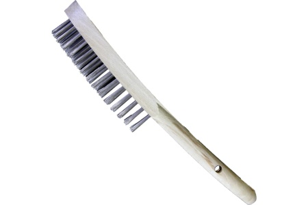 Ручная щетка OSBORN 4 ряда, 295x145, ворс прямая сталь 0,35 152.134-0001