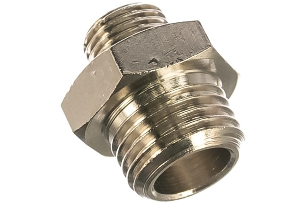 Переходник папа 1/8" - папа 1/4" 1222/2 290/2 M1/8*M1/4 GAV 12017