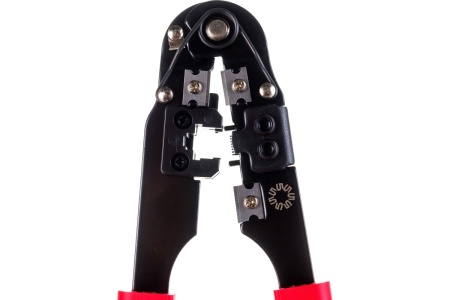 Обжимные клещи для обжима коннекторов и зачистки витой пары 5bites RJ-45 8P8C LY-T210C