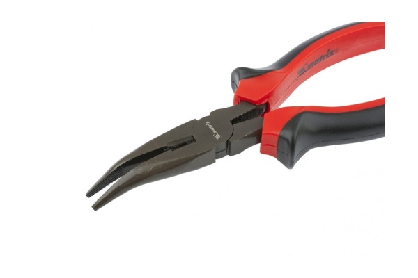 Изогнутые длинногубцы 200 мм MATRIX Black Nickel 17462