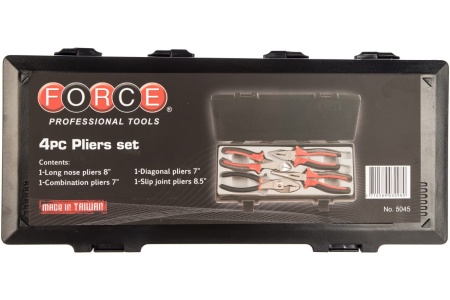 Набор шарнирно-губцевого инструмента FORCE 5045