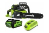 Цепная аккумуляторная пила GreenWorks GD40CS40K6 20077UF