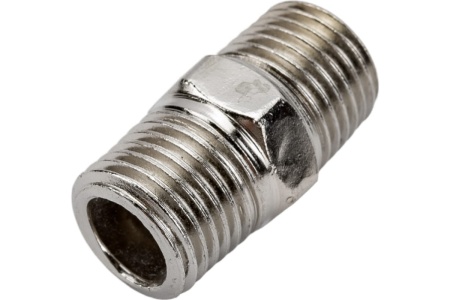 Переходник G1/4M х G1/4M, сталь ECO AS-MT14/MT14