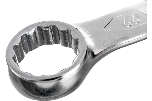 Комбинированный 12-гранный прямой ключ ROCKFORCE 22мм RF-75522