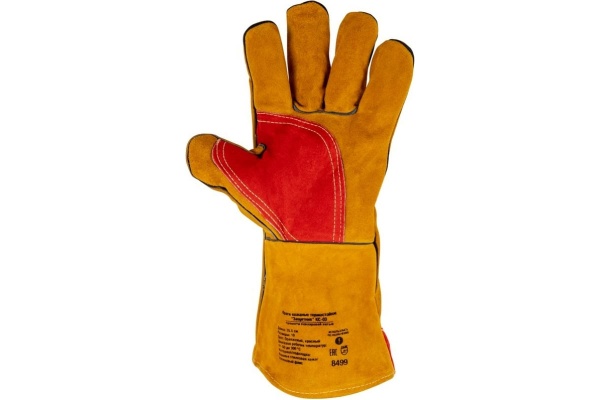 Термостойкие кожаные краги Foxweld Защитник КС-03 8499