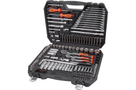 Набор инструмента AV STEEL 144 предмета 1/4",3/8",1/2" профессиональный AV-011144