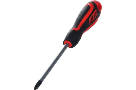 Отвертка, крестовая позидрайв PZ2 x 100мм усиленная JTC 7640 Отвертка, крестовая позидрайв PZ2 x 100мм усиленная JTC 7640