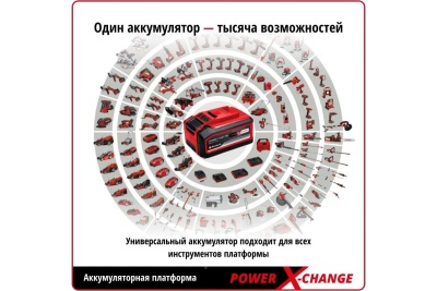 Аккумуляторная угловая шлифмашина Einhell PXC TC-AG 18/115 Li-Solo 4431130