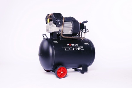 Компрессор POWER TECHNIC коаксиальный, 220В, 2300Вт, 440 л/мин, ресивер 100 л ACD440/100