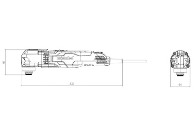 Мультитул Metabo MT 400 Quick SET 601406500