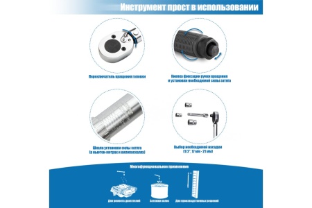 Динамометрический ключ HASKYY 1/2 28-210 Нм CDS-15