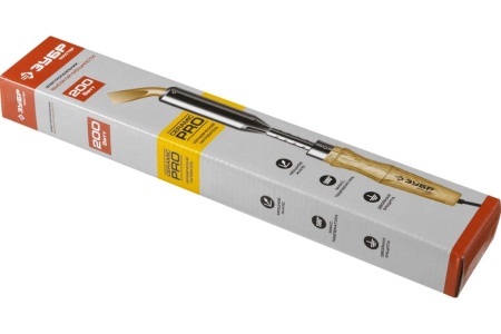 Паяльник с деревянной рукояткой и долговечным жалом, 200Вт, клин Зубр МАСТЕР 55303-200