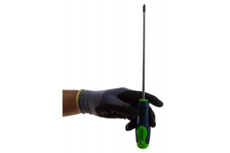 Отвертка, PH2х 200 мм, CrV, 2-х компонентная рукоятка СИБРТЕХ 11849