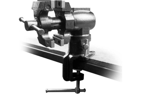 Многофункциональные слесарные тиски ЗУБР Эксперт-3D  с поворотом в двух плоскостях, 125 мм 32712-125