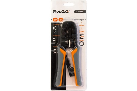 Кримпер для обжима телефонных и компьютерных клемм VIRA by RAGE 312108
