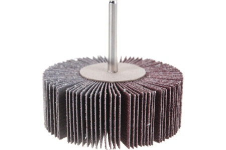 Круг шлифовальный лепестковый с оправкой на шпильке (80х30х6 мм; P60) MESSER 11-80-060