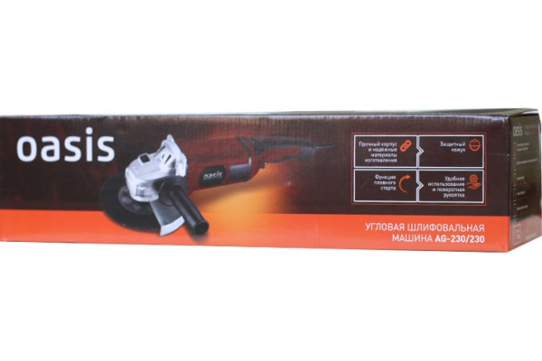 Угловая шлифовальная машина Oasis AG-230/230 4640039482420 Угловая шлифовальная машина Oasis AG-230/230 4640039482420
