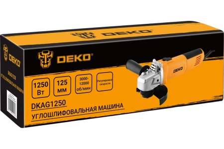 Углошлифовальная машина DEKO DKAG1250 063-4174 Углошлифовальная машина DEKO DKAG1250 063-4174