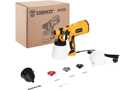 Электрический краскопульт DEKO DKSG55K1 HVLP 018-1043
