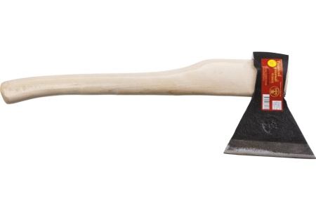 Топор кованый РОССИЯ ИЖ с прямым лезвием, деревянной рукояткой, 1 кг 2071-10