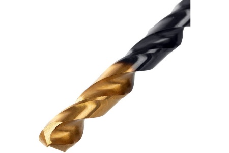 Сверло по металлу Golden Tip 6.5 мм, HSS-Tin, 10 шт, DIN 338 Denzel 717216